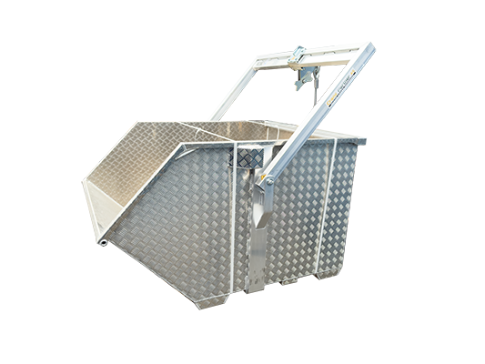 Avfallsdumper i aluminium