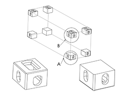 Montert på container